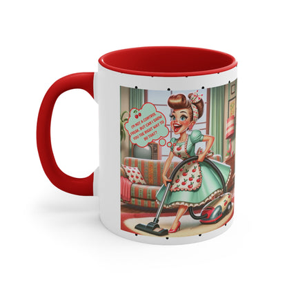 Funny 50s Kitschy Housewife, OCD Clean Freak, Retro Snarky Coffee Mug Gift - Snarkyhousewife