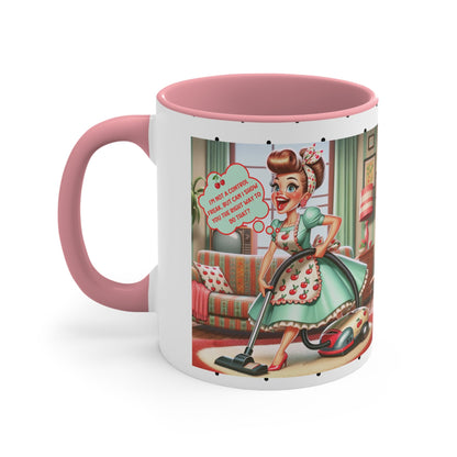 Funny 50s Kitschy Housewife, OCD Clean Freak, Retro Snarky Coffee Mug Gift - Snarkyhousewife