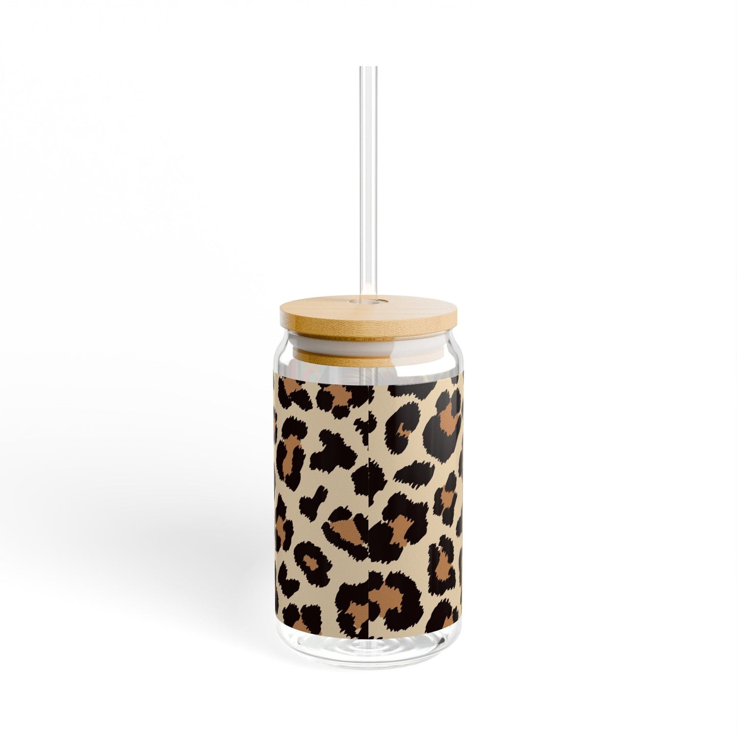 Snarky 50s Housewife, I Love The Sound You Make When You Shut Up, Cougar, Leopard Print Sipper Glass, 16oz - Snarkyhousewife